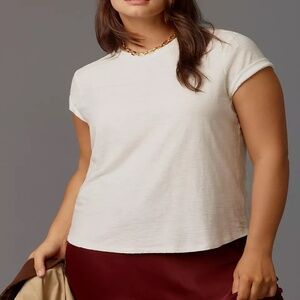 Pilcro White T-shirt from Anthropologie - Size Small